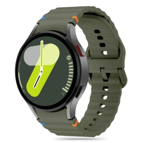 TECH-PROTECT SILICONE SPORT SAMSUNG GALAXY WATCH 4  5  5 PRO  6  7  FE ARMY GREEN