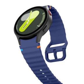 TECH-PROTECT SILICONE SPORT SAMSUNG GALAXY WATCH 4  5  5 PRO  6  7  FE NAVY BLUE