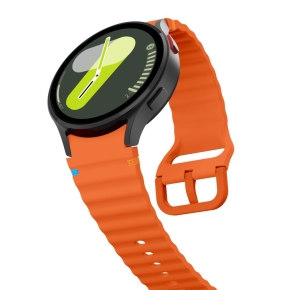 TECH-PROTECT SILICONE SPORT SAMSUNG GALAXY WATCH 4  5  5 PRO  6  7  FE ORANGE