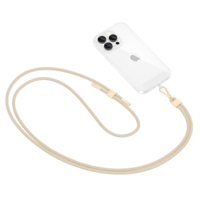 TECH-PROTECT C2S ROPE CROSSBODY STRAP BEIGEGOLD