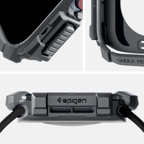 SPIGEN RUGGED ARMOR APPLE WATCH 10  11 (46 MM) DARK GREY