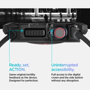 SPIGEN RUGGED ARMOR APPLE WATCH 10  11 (46 MM) MATTE BLACK