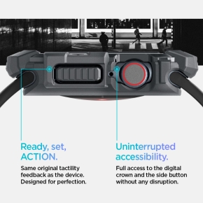 SPIGEN RUGGED ARMOR APPLE WATCH 10  11 (46 MM) DARK GREY