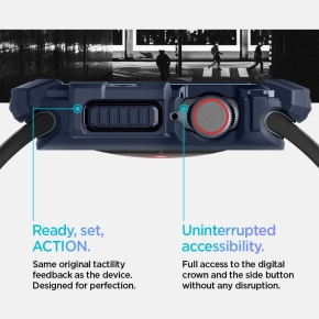 SPIGEN RUGGED ARMOR APPLE WATCH 10  11 (46 MM) NAVY BLUE