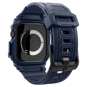 SPIGEN RUGGED ARMOR ”PRO” APPLE WATCH 10  11 (46 MM) NAVY BLUE