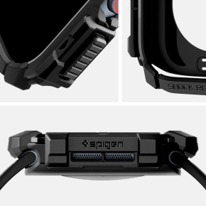 SPIGEN RUGGED ARMOR APPLE WATCH 10  11 (42 MM) MATTE BLACK