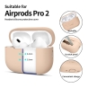 TECH-PROTECT SILICONE APPLE AIRPODS PRO 1  2 CAFFE LATTE