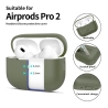 TECH-PROTECT SILICONE APPLE AIRPODS PRO 1  2 OLIVE GREEN