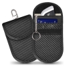 KLATKA FARADAYA TECH-PROTECT KLR100 POUCH KEYLESS RFID SIGNAL BLOCKER CASE CARBON BLACK