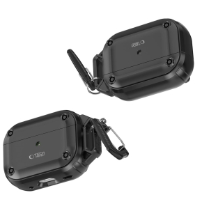TECH-PROTECT ROUGH HOOK APPLE AIRPODS PRO 1  2 BLACK