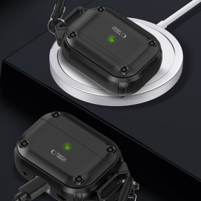 TECH-PROTECT ROUGH HOOK APPLE AIRPODS PRO 1  2 BLACK