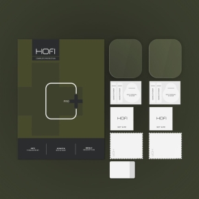 FOLIA HYDROŻELOWA HOFI HYDROFLEX PRO+ 2-PACK APPLE WATCH 10  11 (46 MM) CLEAR