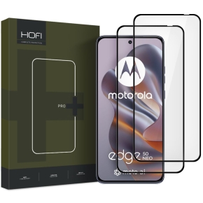 SZKŁO HARTOWANE HOFI GLASS PRO+ 2-PACK MOTOROLA EDGE 50 NEO  60 NEO BLACK
