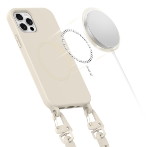 TECH-PROTECT MAGNECKLACE MAGSAFE IPHONE 12  12 PRO COSMIC LATTE