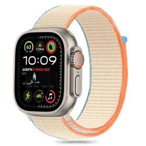 TECH-PROTECT NYLON APPLE WATCH 8  9  10  11  SE  ULTRA (44  45  46  49 MM) CREAM