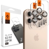 OSŁONA APARATU SPIGEN OPTIK PRO GLAS.TR ”EZ FIT” CAMERA PROTECTOR 2-PACK IPHONE 16 PRO  MAX  17 PRO  MAX DESERT TITANIUM