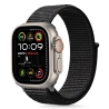TECH-PROTECT NYLON APPLE WATCH 8  9  10  11  SE  ULTRA (44  45  46  49 MM) BLACK