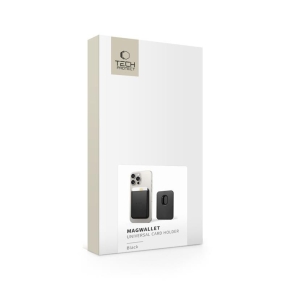 TECH-PROTECT MAGWALLET MAGSAFE UNIVERSAL MAGNETIC CARD HOLDER BLACK