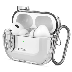 TECH-PROTECT SLIM HOOK APPLE AIRPODS PRO 1  2 CLEAR