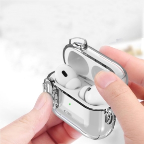 TECH-PROTECT SLIM HOOK APPLE AIRPODS PRO 1  2 CLEAR