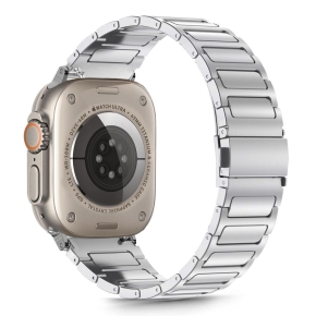 TECH-PROTECT STAINLESS CLASSIC APPLE WATCH 8  9  10  11  SE  ULTRA (44  45  46  49 MM) SILVER
