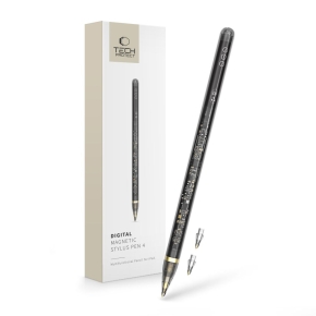 TECH-PROTECT DIGITAL MAGNETIC STYLUS PEN ”4” IPAD CLEARBLACK