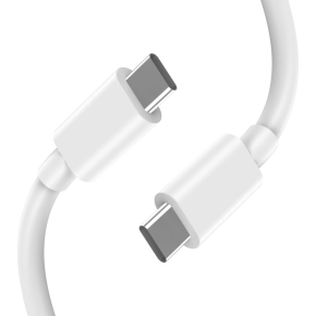 TECH-PROTECT NC45W-GAN 2-PORT NETWORK CHARGER PD 45W + TYPE-C CABLE WHITE