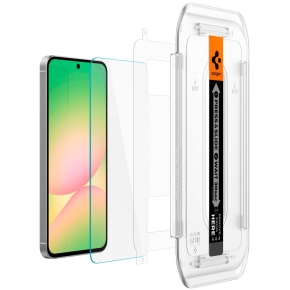 SZKŁO HARTOWANE SPIGEN GLAS.TR ”EZ FIT” 2-PACK GALAXY A56 5G  S24 FE CLEAR