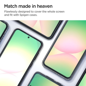 SZKŁO HARTOWANE SPIGEN GLAS.TR ”EZ FIT” 2-PACK GALAXY A56 5G  S24 FE CLEAR