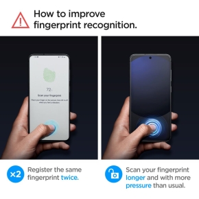 SZKŁO HARTOWANE SPIGEN GLAS.TR ”EZ FIT” 2-PACK GALAXY A56 5G  S24 FE CLEAR