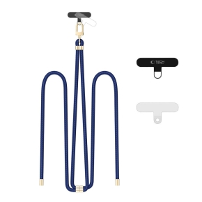 TECH-PROTECT C7S ROPE CROSSBODY STRAP NAVY BLUEGOLD