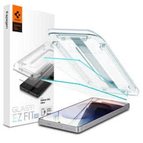 SZKŁO HARTOWANE SPIGEN GLAS.TR ”EZ FIT” HD 2-PACK GALAXY S25 ULTRA CLEAR