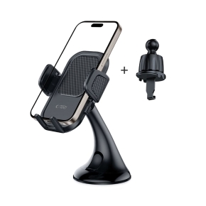 TECH-PROTECT V8 UNIVERSAL DASHBOARD UNRG & VENT CAR MOUNT BLACK