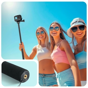 TECH-PROTECT GA100 MONOPAD & SELFIE STICK GOPRO  DJI BLACK
