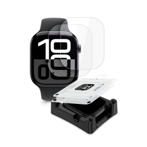 FOLIA HYDROŻELOWA TECH-PROTECT SUPREME SET+ 2-PACK APPLE WATCH 10  11 (46 MM) CLEAR