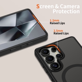 TECH-PROTECT MAGMAT MAGSAFE GALAXY S25 ULTRA BLACKCLEAR