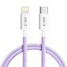 TECH-PROTECT ULTRABOOST LITE LIGHTNING CABLE PD 27W  3A 100CM MAUVE