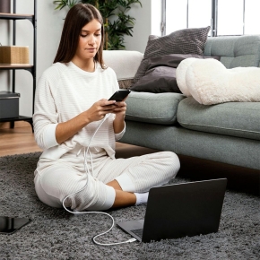 TECH-PROTECT ULTRABOOST LITE TYPE-C CABLE PD 60W  3A 200CM COOL GREY