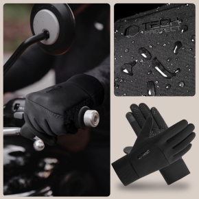 TECH-PROTECT WG01 WINTER TOUCHSCREEN GLOVES L BLACK