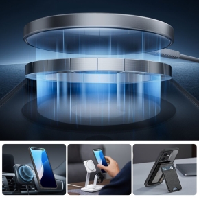 ESR CLASSIC PRO SET HALOLOCK MAGSAFE IPHONE 16 FROSTED BLACK