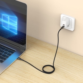 TECH-PROTECT ULTRABOOST DNA TYPE-C CABLE PD 60W  3A 25CM IRON GREY