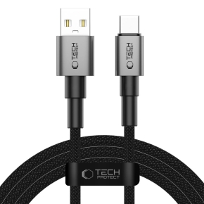 TECH-PROTECT ULTRABOOST DNA TYPE-C CABLE 15W3A 200CM IRON GREY