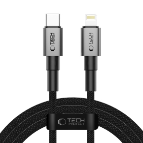 TECH-PROTECT ULTRABOOST DNA LIGHTNING CABLE PD 27W  3A 200CM IRON GREY