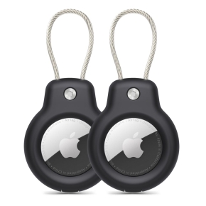 TECH-PROTECT ROUGH VEIN 2-PACK APPLE AIRTAG 1  2 BLACK
