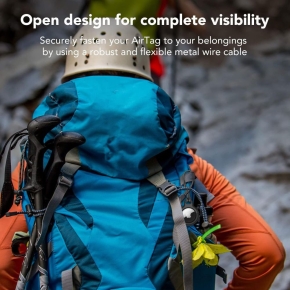 TECH-PROTECT ROUGH CHAIN 2-PACK APPLE AIRTAG 1  2 BLACK