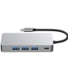 TECH-PROTECT HB05 HUB ADAPTER 9IN1 TYPE-C + USB2.0 + USB3.0 + HDMI 4K 60HZ + SDTF + PD100W + RJ45 1000M SPACE GREY