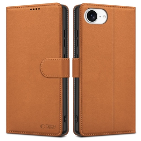 TECH-PROTECT WALLET IPHONE 16E  17E SADDLE BROWN