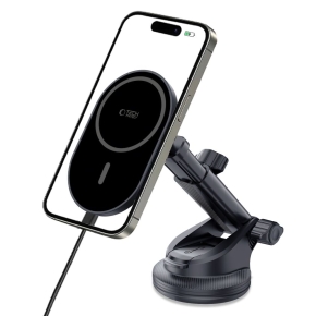 TECH-PROTECT MM15W-V6 MAGNETIC MAGSAFE DASHBOARD & VENT CAR MOUNT WIRELESS CHARGER 15W BLACKBLACK