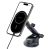 TECH-PROTECT MM15W-V6 MAGNETIC MAGSAFE DASHBOARD & VENT CAR MOUNT WIRELESS CHARGER 15W BLACKBLACK
