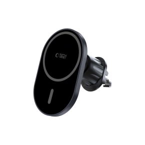 TECH-PROTECT MM15W-V6 MAGNETIC MAGSAFE DASHBOARD & VENT CAR MOUNT WIRELESS CHARGER 15W BLACKBLACK